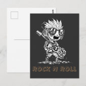 ROCK N ROLL - CREATIVE BRIEFKAART (Voorkant / Achterkant)