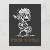 ROCK N ROLL - CREATIVE BRIEFKAART (Voorkant)