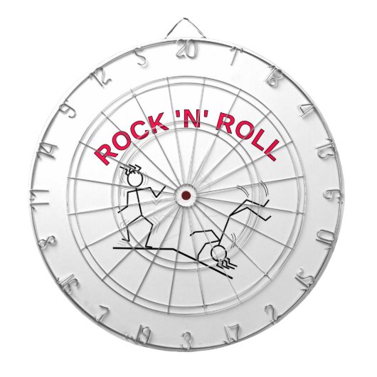 Rock 'N' Roll Dartbord (Voorkant)