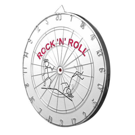 Rock 'N' Roll Dartbord (Voorkant Rechts)