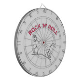 Rock 'N' Roll Dartbord (Voorkant Links)