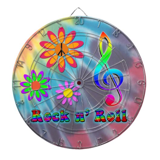 Rock n' Roll Dartbord (Voorkant)
