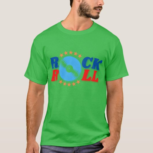 ROCK N ROLL DISCO meisje T-shirt (Voorkant)