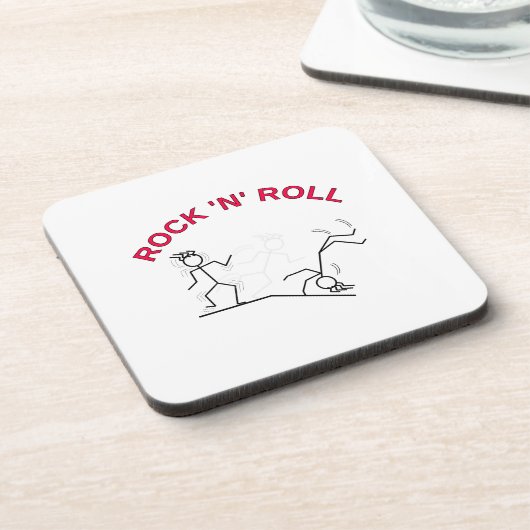 Rock 'N' Roll Drankjes Onderzetter (Linkerzijde)