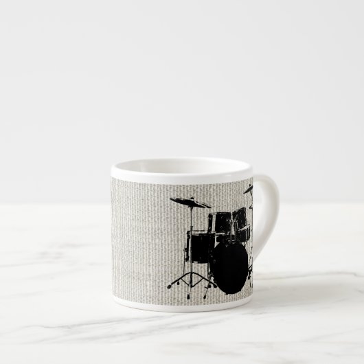 Rock n Roll Drums Espresso Kop (Voorkant rechts)