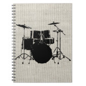 Rock n Roll Drums Notitieboek (Voorkant)