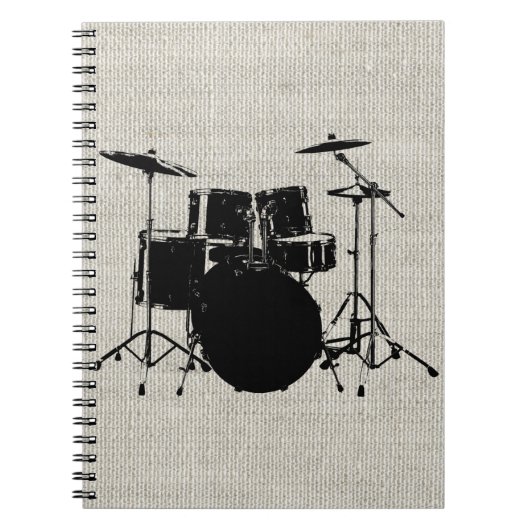 Rock n Roll Drums Notitieboek (Voorkant)
