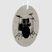 Rock n Roll Drums Ornament (voorkant)