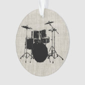 Rock n Roll Drums Ornament (voorkant)