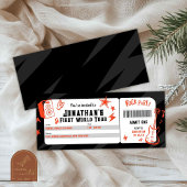 Rock n Roll Eerste World Tour Verjaardagskaart