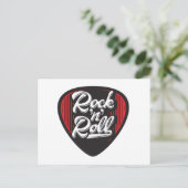 Rock n roll feestdagenkaart (Staand voorkant)