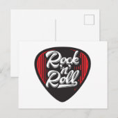 Rock n roll feestdagenkaart (Voorkant / Achterkant)