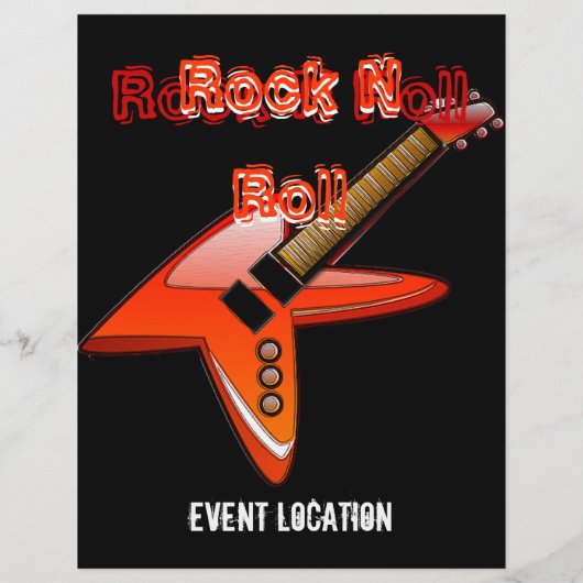Rock N Roll Flyer (Achterkant)
