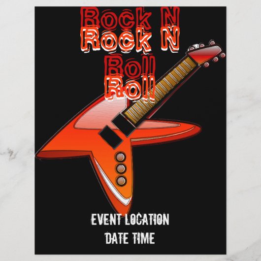 Rock N Roll Flyer (Achterkant)