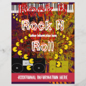 Rock N Roll Flyer 80s Jam (Achterkant)