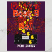 Rock N Roll Flyer 80s Jam (Achterkant)