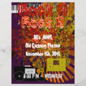 Rock N Roll Flyer 80s Jam (Achterkant)