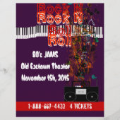Rock N Roll Flyer 80s Jam (Voorkant)