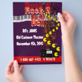 Rock N Roll Flyer 80s Jamsessie (Hand)