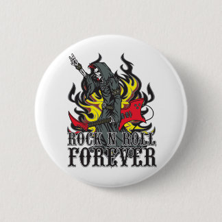 Rock N Roll Forever Ronde Button 5,7 Cm