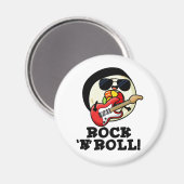 Rock n Roll Funny Sushi Roll Pun Magneet (Voorkant / Achterkant)