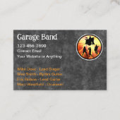 Rock N Roll Garageband Visitekaartje (Voorkant)