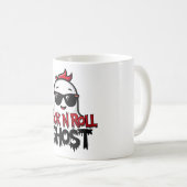 Rock N Roll Ghost Mug, Fun Halloween Graphic T Koffiemok (Voorkant rechts)