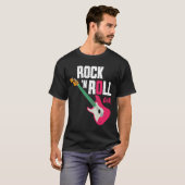 Rock N Roll Girl Guitar T-shirt (Voorkant volledig)