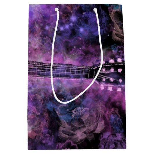 Rock N Roll Gitaar Muziek Cadeautas (Voorkant)