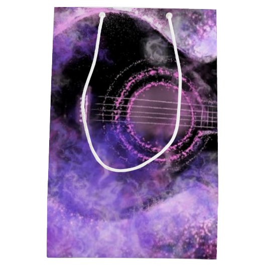 Rock N Roll Gitaar Muziek Cadeautas (Achterkant)