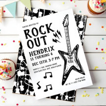 Rock-'n-Roll-Gitaar-Verjaardag