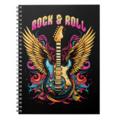 Rock n Roll gitaar vleugels Notitieboek (Voorkant)
