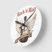 Rock n roll gitaarlegendes leven voor altijd klok (Hoek)