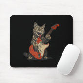 Rock-'n-roll-gitarist Cat Rock Muismat (Met muis)