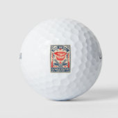 rock n roll golfballen (Voorkant)