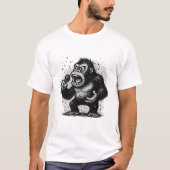 Rock-'n-roll gorilla t-shirt (Voorkant)