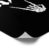 Rock N Roll Gothic Halloween vrijgezellenfeest Poster (Hoek)