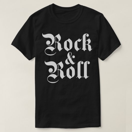 rock-'n-roll-gothic t-shirt (Design voorkant)