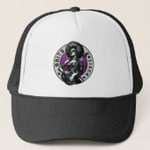 Rock 'n' Roll Graphic - Vrouw Music School Design Trucker Pet (Voorkant)