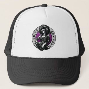 Rock 'n' Roll Graphic - Vrouw Music School Design Trucker Pet