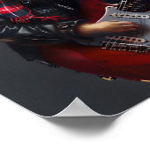 Rock n Roll Guinee Pig Poster (Hoek)