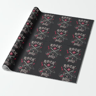 Rock n Roll Guitar Cadeaupapier