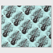 Rock n Roll Guitar Cadeaupapier (Vlak)