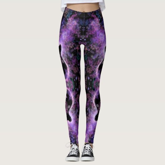 Rock N Roll Guitar Leggings - Rock Music (Voorkant)