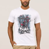 Rock n Roll, Guitar Skulls, Mannen T-Shirt (Voorkant)