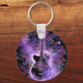 Rock N Roll Guitar Sleutelhanger Modern Musical Gi (Voorkant)