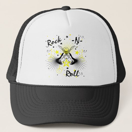 Rock n Roll Guitars Trucker Pet (Voorkant)