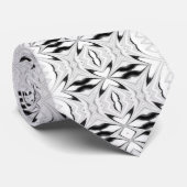 Rock-N-Roll in zwart-wit stropdas (Opgerold)