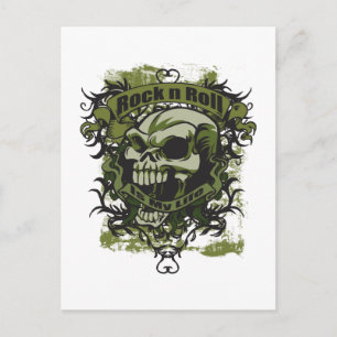 Rock n Roll is mijn leven Briefkaart