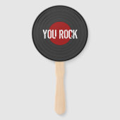 Rock N Roll JE ROCK Round Handwaaier (Achterkant)